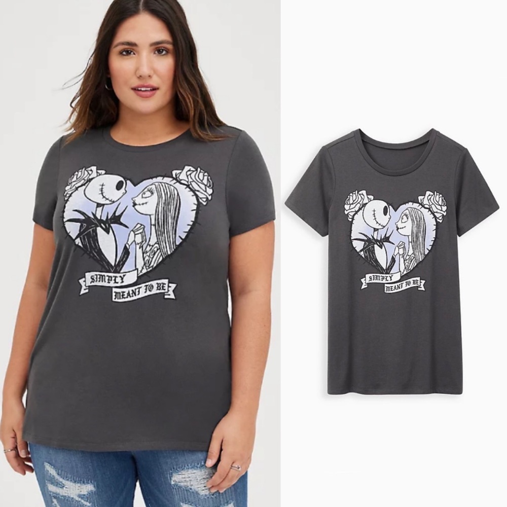 TORRID CLASSIC FIT CREW TEE - DISNEY NIGHTMARE BEFORE CHRISTMAS